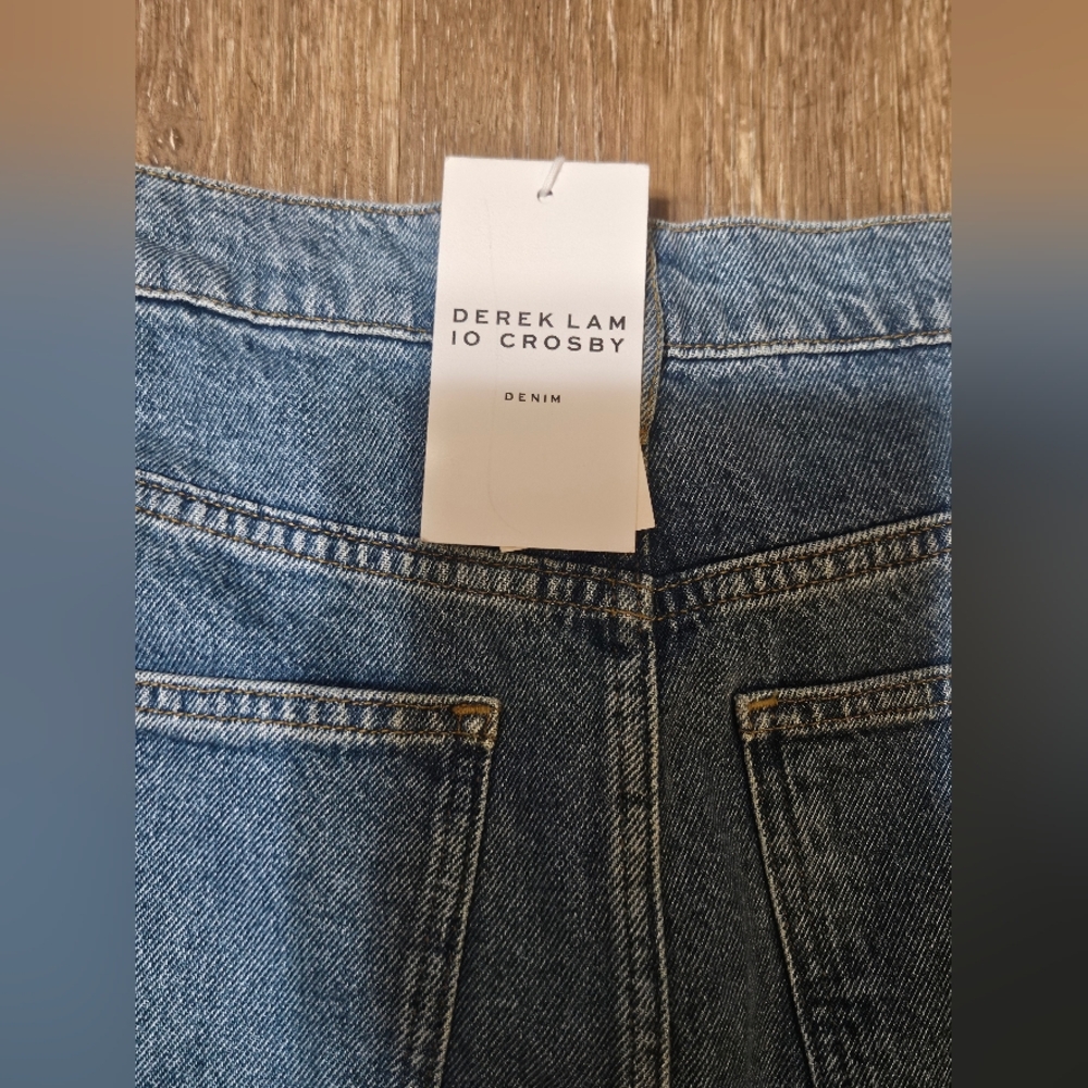 Derek Lam 10 Crosby Women's Sutton Vintage Long Denim Skirt Size 28 $295 NWT - Picture 8 of 9